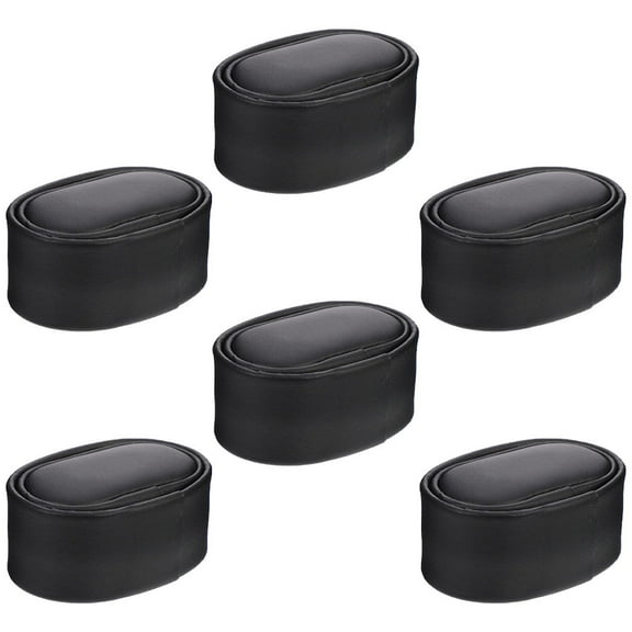 ifundom Black PU Watch Storage Pillows for Salon Display, 6 Pieces Organizer Cushions for Watches