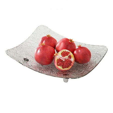 

Box Kitchen Organizers and Storage Food Storage Tray Table Tea Fruits Desserts Organizer Plate Acrylic Pan Decor Transparent White