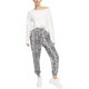 thumbnail image 1 of INC Pantalones casuales con estampado de animales para mujer, negro, pequeño, 1 of 2