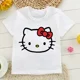 thumbnail image 3 of Camiseta de verano de los años 2000 con Hello Kitty para niños, bonita camiseta de Sanrio para niños, ropa de manga corta, camiseta para niños y niñas, 3 of 5