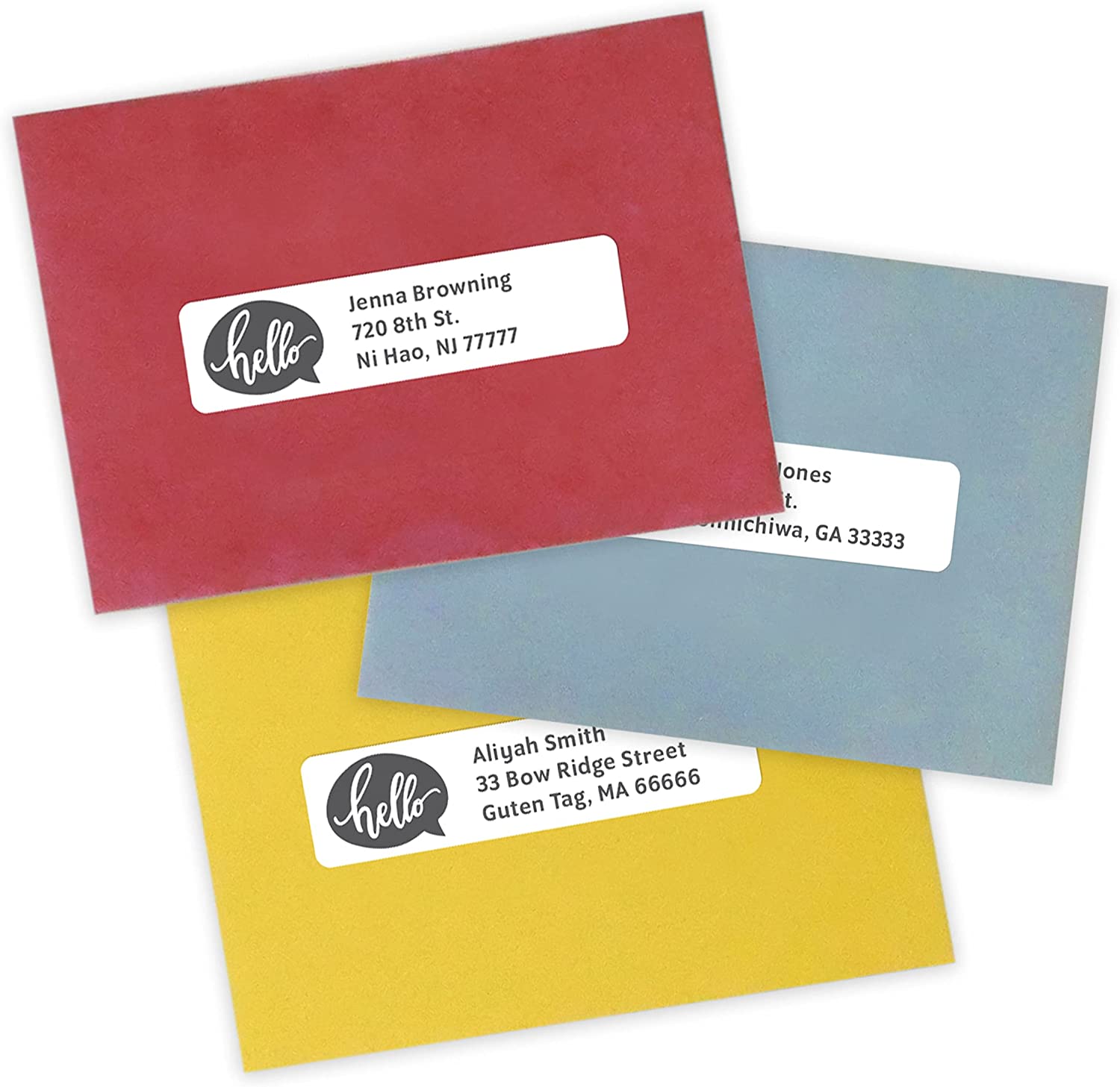 MACO Laser/Ink Jet White Address Labels, 1 x 4 Inches, 20 Per Sheet, 5000 Per Box (ML-2000B)