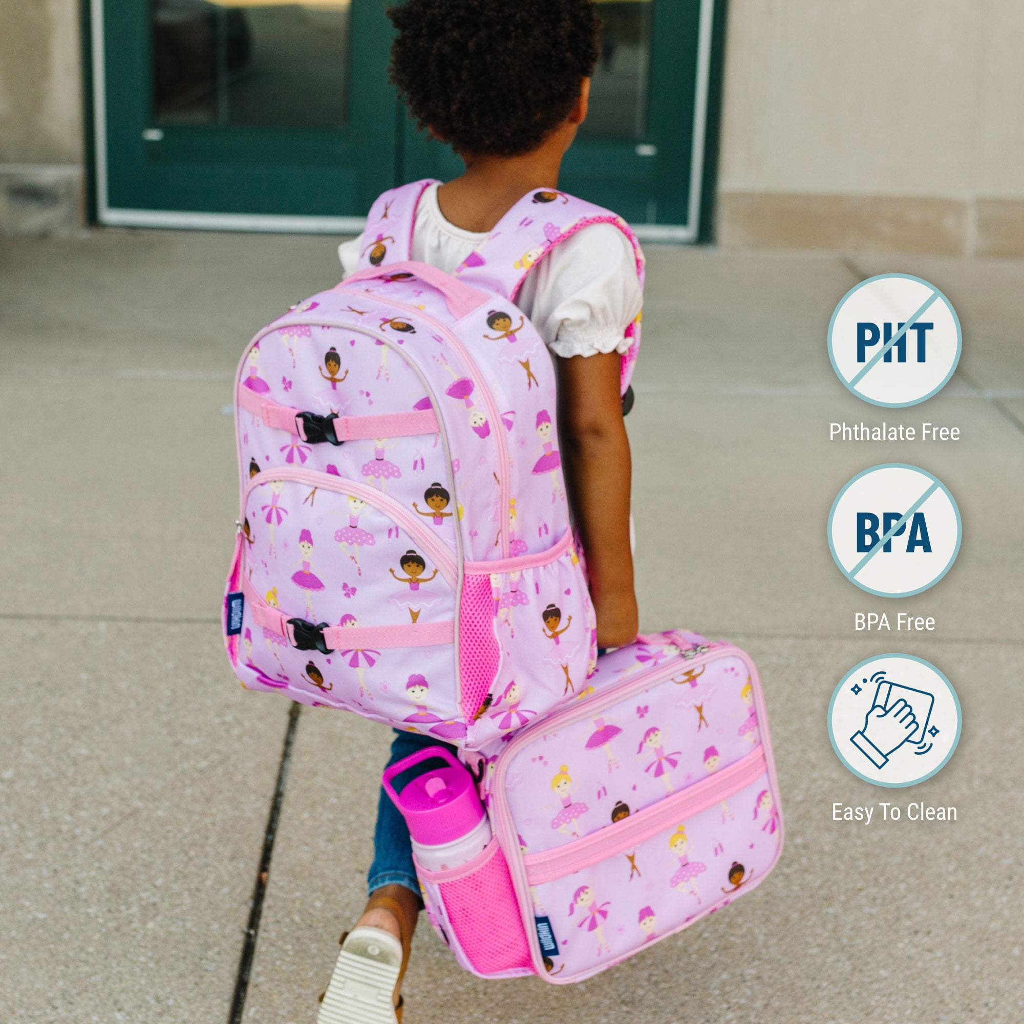 Wildkin Kids Ballerina ECO rPET Next Gen Backpack - 15 Inch / 12L
