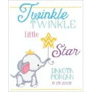 Janlynn Counted Cross Stitch Kit 9"X12"-Twinkle Twinkle Little Star (14 Count)