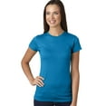 thumbnail image 3 of LAT Sportswear 3616 Juniors Fine Jersey Longer Length T-Shirt- Cobalt - Extra Large, 3 of 3