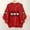 Red-1, variant on ChaoHeng Christmas Long Sleeve Women Women's Fashion Christmas Graphic Sweatshirt,Long Sleeve Crewneck Pullover