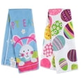 thumbnail image 1 of Decorative Polyester Easter Bunny Decorative Kitchen Towels, Hand Towels, Dish Towels Set of 2, Easter Mini Silicone Spatula 2-ct, 1 of 3