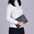 thumbnail image 3 of CNKOO Portable Business Portfolio Padfolio Folder Document Case Organizer PU Leather with Business Card Holder Memo Note Pad, 3 of 6