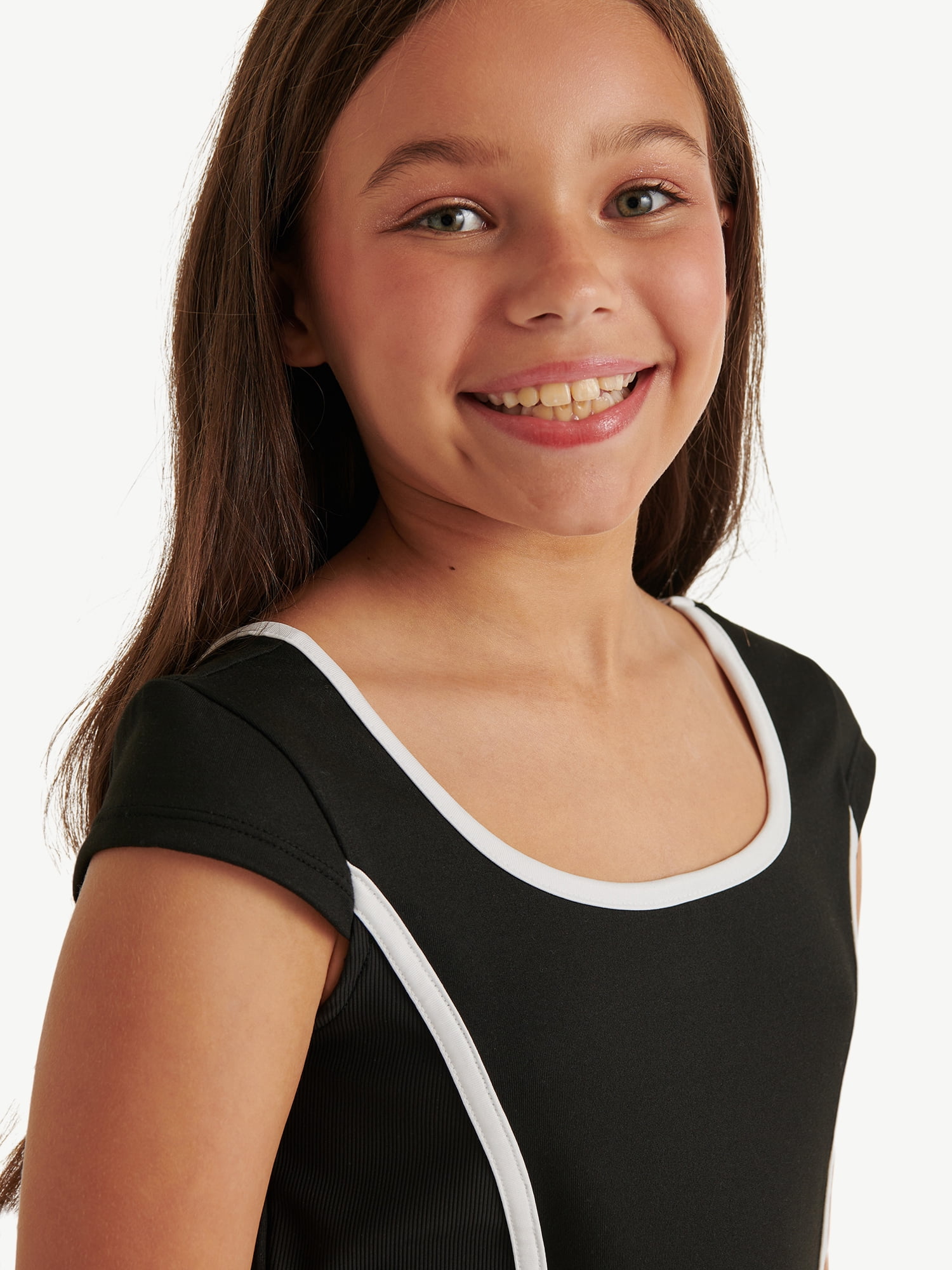 Justice Girl's Cap Sleeve Active Dress, Sizes XS - XLP