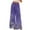 Purple, variant on T Wide Leg Pants Woman Womens Wide Leg Palazzo Pants Boho Floral 2025 Summer Beach Culottes Flowy Casual Trousers For Vacation Office Slacks