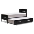 thumbnail image 3 of Cama Juno Café Atlas del Descanso Cama baja con ruedas 105 cm Altura x 101 cm Ancho x 199 cm Profundidad, 3 of 5