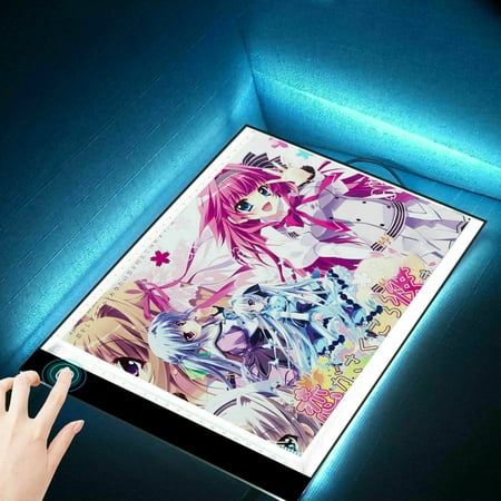 A4 Size Ultra-Thin Portable Tracer White LED Artcraft Tracing Pad Light Box for 5D DIY Diamond Painting Artists Drawing Sketching