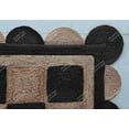 thumbnail image 4 of Chouhan Rugs Natural Jute Scalloped Box Design Rug Bohemian Rug Decor Rug Handwoven Rug Custom Rug Decorative Rug, 4 of 6