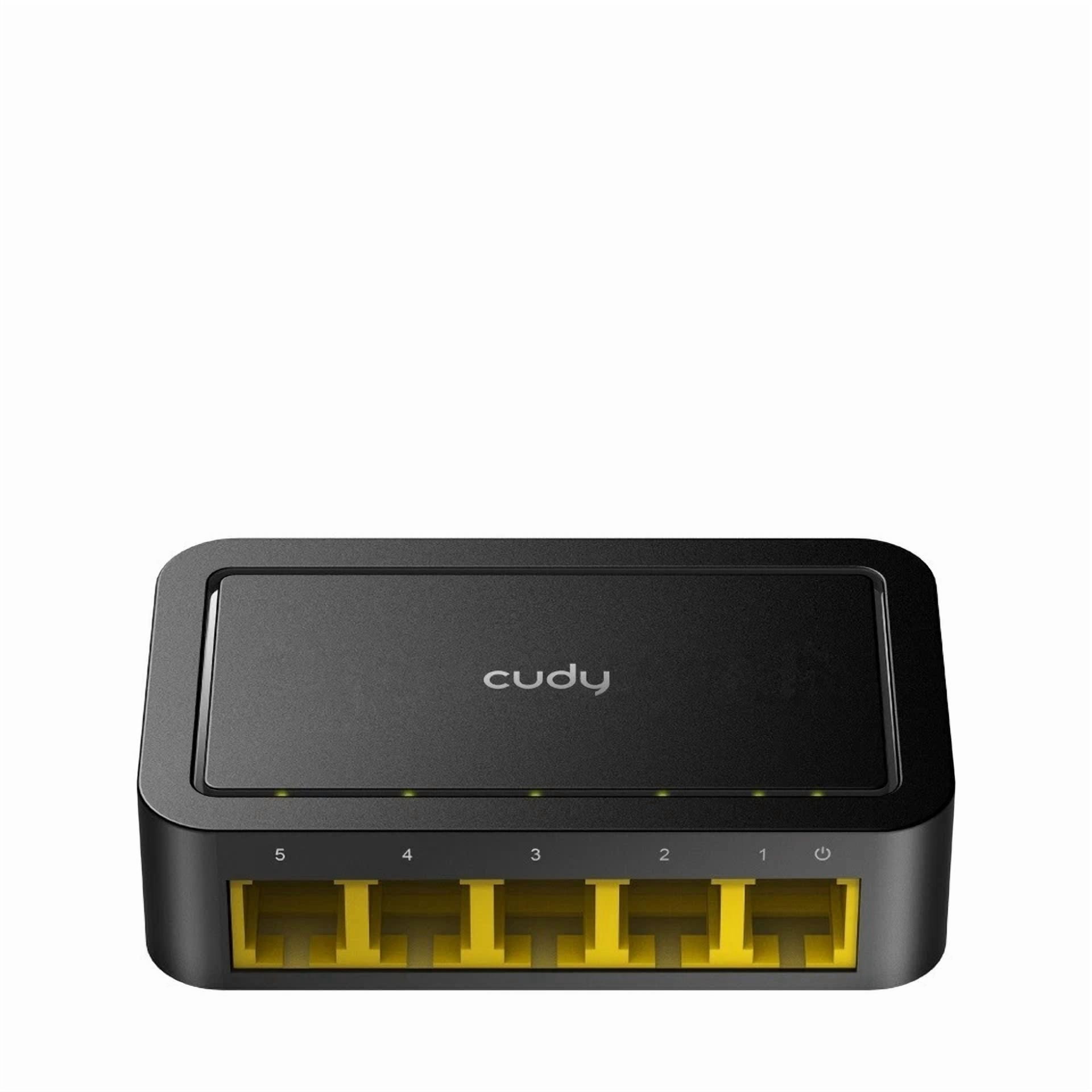 CRESTIN- Cudy Fs105D | 5-Port 10/100Mbps Fast Ethernet Unmanaged Desktop Switch