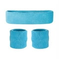 thumbnail image 2 of Suddora Kids Headband and Wristbands Set, Neon Blue, 2 of 2