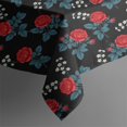 thumbnail image 5 of Pioneer Flower Floral Print Pattern Square Tablecloth, Waterproof Wipeable Spillproof Washable Table Cover for Home Kitchen Party and Daily Decor 60"x60", 5 of 6