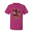 thumbnail image 2 of If It's Not a Dachshund It's Just a Dog Gift | Mens Dog Lover Graphic T-Shirt, Fuschia, 3XL, 2 of 3