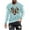 Light Blue, variant on Mens Funny Christmas Shirt Novelty Football Gameday Graphic Thanksgiving Long Sleeve T-Shirt for Men