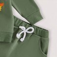 thumbnail image 4 of YIWULA Halloween Toddler Baby Boy Clothes Outfit Long Sleeve Tops+Pants 2PCS Fall Winter Pullover Sweatshirts Sets(2-3 Years,Green), 4 of 6