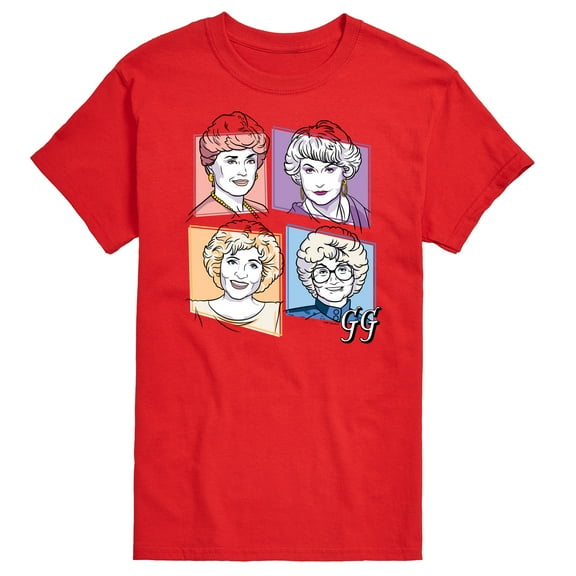 Golden Girls - Golden Girls Character Grid - Men's Short Sleeve Graphic T-Shirt