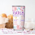 thumbnail image 3 of 60th Birthday Gifts for Women 60th Birthday Tumbler Gift Ideas Happy 60 Year Old Birthday Gift for Mom Grandma 60th Birthday Decorations Back in 1964 Travel Tumbler 20OZ, 3 of 6