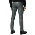 thumbnail image 3 of Beautifully Designed Dark Grey Color 100% Lambskin Leather Motorcycle Atheletic Pant For Men Size -38, 3 of 4