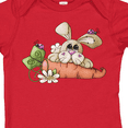 thumbnail image 4 of Inktastic Ladybugs and Bunny Rabbit with Carrot Boys Baby Bodysuit, 4 of 5
