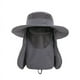 thumbnail image 1 of Sombrero de pesca, gorra para el sol con protección solar UPF 50+ y solapa para el cuello, para hombre y mujer (gris), 1 of 4