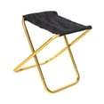 thumbnail image 2 of Taburete de Camping, asiento reclinable, reposapiés, taburete de campamento, reposapiés, silla de pesca compacta oro, 2 of 8