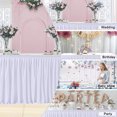 thumbnail image 6 of 4FT/6FT/9FT/14FT Tablecloth Polyester Pleated Table Skirt Frilly Tablecloth For Wedding Birthday Party Baby Shower Bridal Shower Table Decoration, 6 of 9