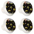 thumbnail image 2 of HemaKayy 4 Pack 1.37" Decorative Cabinet Knobs - Elegant ABS Glass Handles for Home Furniture Decor - Dresser Drawer Door Pulls - Perfect for Kitchen Bedroom - Outer Space Alien, 2 of 8