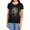 Black, variant on JLA Thrashing Women's T Shirt, Royal, Medium