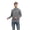 Charcoal, variant on Dry Fit Hooded Pullover Lightweight 100% Polyester Casual Hoodie Sweater for Men (Red, 3XL)