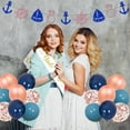 thumbnail image 2 of Last Sail Before The Veil Nautical Bachelorette Party Decorations Last Sail Before The Veil Foil Balloons Bride To Be Sash Party Favors For Sailor Theme Bridal Shower, 2 of 8