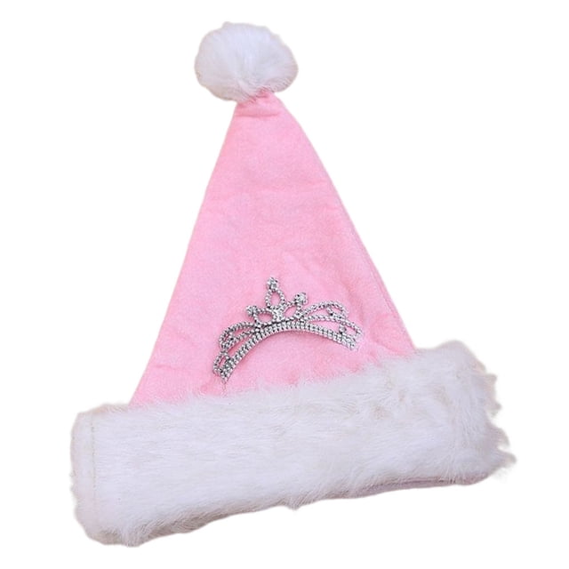 Bearachild Sombrero de Navidad para niños, tocado, adorno, disfraz, tocado, adultos, niños, gorros de Papá Noel, suministros para fiestas, accesorios de Kits de decoración para fiestas Bearachild HA069656-00