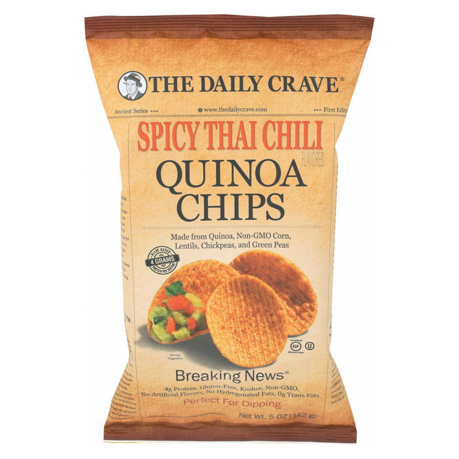 The Daily Crave Quinoa Chips Spicy Thai Chili Case Of 8 5 Oz