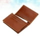 thumbnail image 2 of Cartera antimagnética RFID de cuero para hombre (marrón), 2 of 6