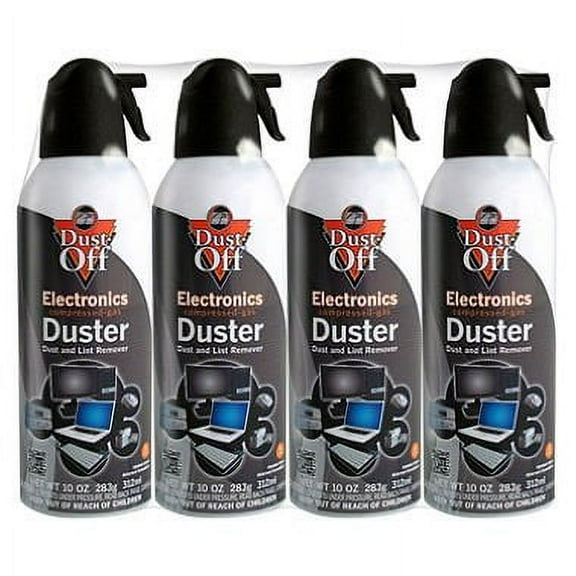 Dust-Off Compressed Gas Duster, Pack of 8