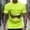 Green, variant on Men's Funny Elderly T-shirt Short Sleeved T-shirt Round Neck Shirt Casual Daily Street Top Men's Top