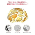 thumbnail image 4 of potato chips fries Shower Cap, Reusable Bath Hair Hat for all Hair Lengths Hair Cover with Elastic Band Double Waterproof Layers Bathing Hat, 4 of 5