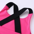 thumbnail image 4 of 1/3 Pack Girls Racerback Crop Tank Top Sleeveless Dance Cami Tops for Running Ballet Gymnastics Dancewear 4-13 Years, 4 of 8