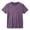 Purple, variant on Men Summer Ice Silk Short Sleeve Round Neck Loose Fit Breathable Stretch Casual Cool T Shirt