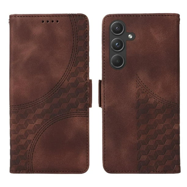 Funda GANGXUN para Samsung Galaxy A55 5G con diseño acolchado elegante, cuero PU, protección total y ajuste preciso