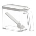 thumbnail image 1 of Abbracc 5xTransparent Container Condiment Box with Lid, Handle and Spoon, 1 of 9