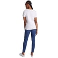 thumbnail image 4 of Camiseta Tommy Hilfiger para mujer, corte regular, logotipo bordado, 4 of 5
