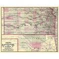 thumbnail image 3 of Cram 18x15 Black Modern Wood Framed Wall Art Titled - Kansas - Cram 1875, 3 of 5