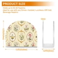 thumbnail image 3 of Flowers Butterflies Framework Napkin Holder for Table Clear Napkin Stand Paper Holder Acrylic Organizer Dispenser Napkins for Dinner Kitchen Restaurant Room, 3 of 8