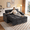 Black, variant on 65" Chenille Convertible Sofa Bed with Adjustable Backrest, 3-in-1 Sleeper, 360° Swivel Side Table, USB/Type-C Ports, Hidden Storage, Easy Assembly for Living Room & Apartments, Khaki