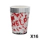 thumbnail image 1 of ShinYu Halloween Party Tableware Set Disposable Scary Party Tablecloth Halloween Theme Party, 1 of 1
