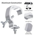 thumbnail image 4 of Yescom Small Stage Light Hook Clamp Mount Aluminum Alloy 44lbs Load Capacity 10 Packs, 4 of 10
