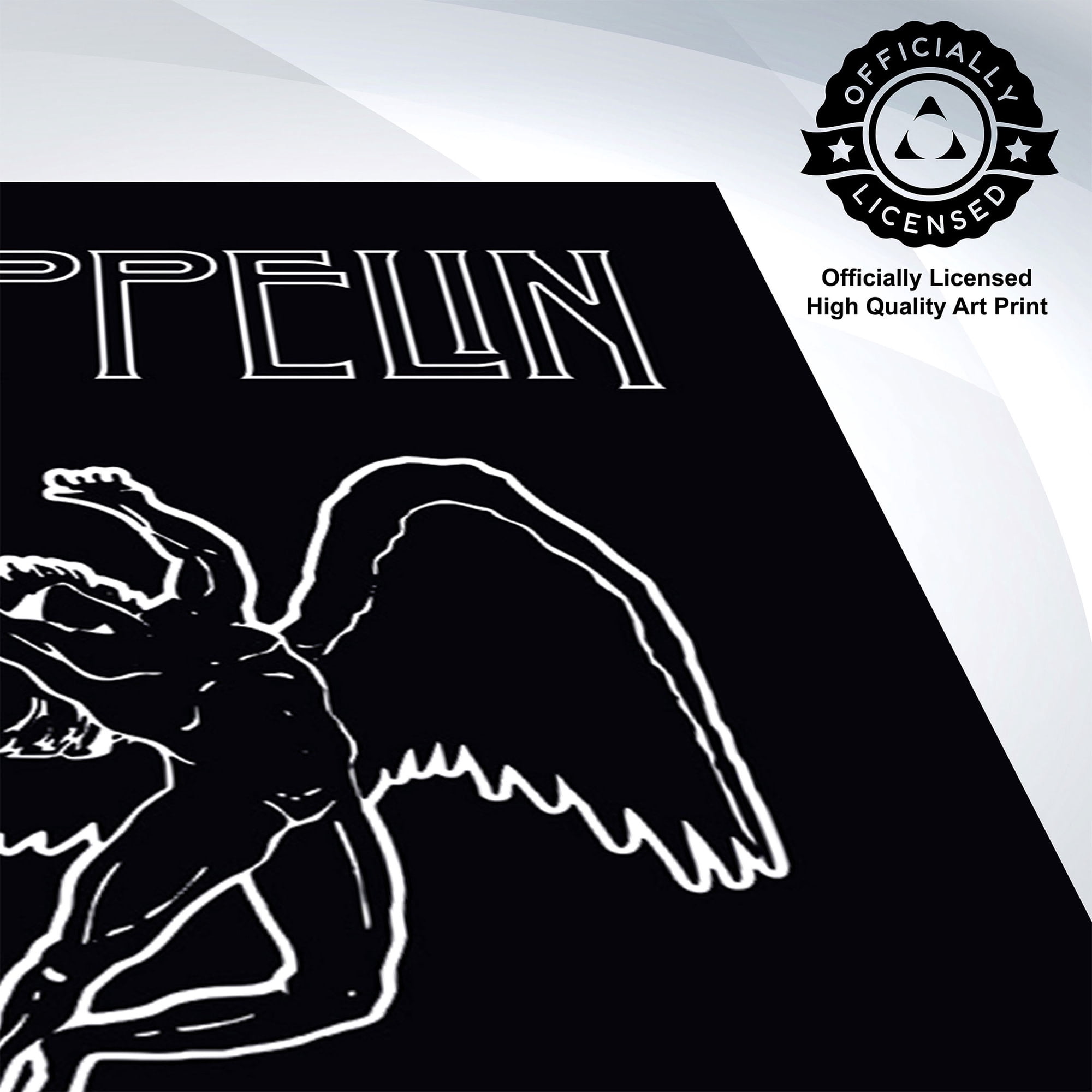 Pyramid America: Led Zeppelin: Icarus - 11x17 Poster, Album Cover Print -Classic Rock Band Artwork, Licensed Music Wall Decor, Premium Fan Collectible